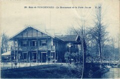 Bois de Vincennes - Le Restaurant de la Porte Jaune à Paris