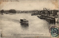 Ivry La Seine vue du Pont de Conflans