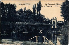 Creteil Les bords de la Marne et la Passerelle