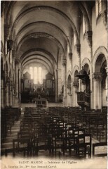 St Mande Interieur de l'Eglise -
													94 Val de Marne
												