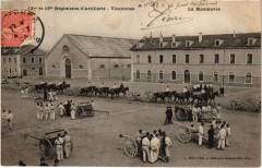 Vincennes Regiments d'Artillerie La Manoeuvre à Vincennes