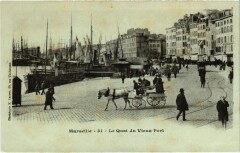 Marseille Le Quai du Vieux Port à Marseille