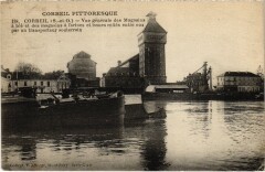 Corbeil vue generale des Magasins