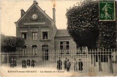 Epinay s Senard La Mairie et l'Ecole