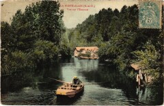 La Ferte Alais vue sur l'Essonne