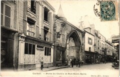 Corbeil Porte du Cloitre et Rue Saint-Spire