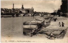 Corbeil vue d'ensemble des Quais