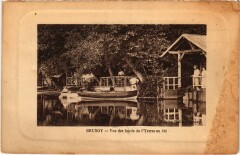 Brunoy vue des bords de l'Yerres à Brunoy