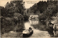 La Ferte Alais vue sur l'Essonne