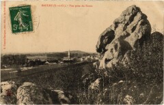 Baulne vue prise du Tertre à Baulne