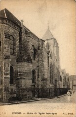 Corbeil Abside de l'Eglise Saint-Spire