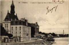 Corbeil Le Quai de l'Apport de Paris