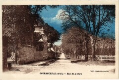 Courances Rue de la Gare à Courances