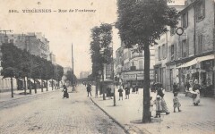 Vincennes - Rue De Fontenay -
																					94300 Vincennes
																			