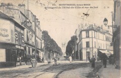 Montreuil Sous Bois - Boulevard De L'Hotel De Ville Et Rue Du Pre à Montreuil