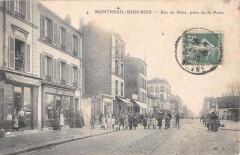 Montreuil Sous Bois - Rue De Paris Prise De La Poste à Montreuil