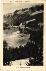 Le Domaine du Pailly en Hiver et les Sommets du Jura