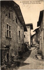 Perouges Rue des Rondes - Quartier de la Porte d'en Bas