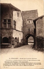 Perouges Sortie par la Porte d'en Haut