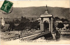 Seyssel Le Pont et l'Eglise à Seyssel