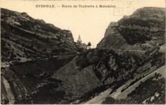 Oyonnax Route de Thoirette a Matafelon à Oyonnax