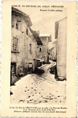 Perouges sous la Neige - La Rue des Rondes
