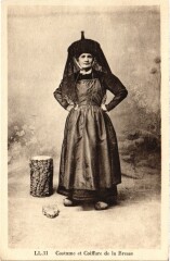 Costume en Coiffure de la Bresse - Type