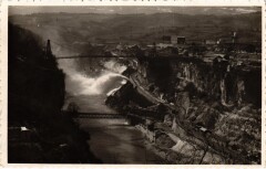 Genissiat Vue a l'Aval du Barrage