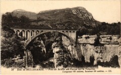 Env. de Bellegarde-sur-Valserine Le Pont du Moulin des Pierres