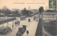 Panorama pris de la porte de Courcelles à Paris 17e