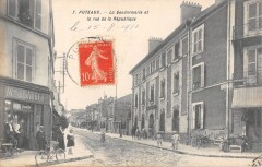 Puteaux - La Gendarmerie - Et La Rue De La Republique - Maison J.lauger à Puteaux