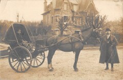 Vaucresson Carte Photo (au verso Breard Vaucresson Phot. Attelage Gros Pl -
																					92420 Vaucresson
																			