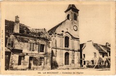 Le Bourget Exterieur de l'Eglise au Bourget
