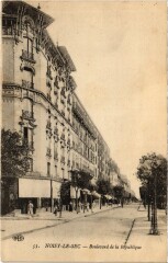 Noisy le Sec Boulevard de la Republique à Noisy-le-Sec