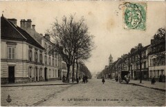 Le Bourget Rue de Flandre au Bourget