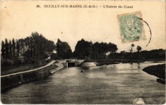 Neuilly s Marne Entree du Canal