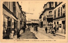 Epinay La Poste et la Rue de Paris -
													93 Seine Saint Denis
												