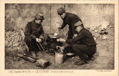 Le Bourget Soldats faisant la soupe au Bourget