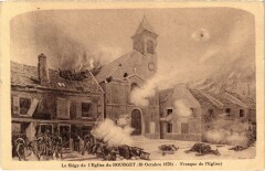 Le Bourget Fresque de l'Eglise au Bourget