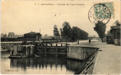 Aubervilliers Ecluse du Pont Tournant à Aubervilliers