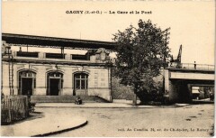 Gagny La Gare et le Pont à Gagny