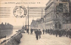 Puteaux - Sortie Des Ouvriers De L'Arsenal -
																					92800 Puteaux
																			