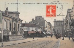 Vincennes / Rue De L'Hotel De Ville / La Porte Entree Du Fort à Vincennes
