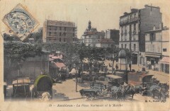 Asnieres - La Place Nationale Et Le Marche