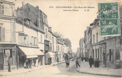 Colombes / La Rue Saint Denis Vers La Gare à Colombes