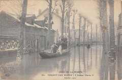 Nogent Sur Marne - Avenue Charles V - Crue De La Marne -
																					94130 Nogent-sur-Marne
																			