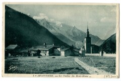 Haute-Savoie Argentière et Chaine du Mont-Blanc