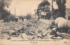 Le Pont De Charenton Eventre Par Une Explosion 1912