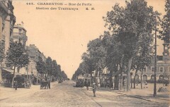 Charenton - Rue De Paris - Station Des Tramways