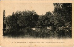 Le Tour de Marne de Champigny a La Varenne par la Rive Droite